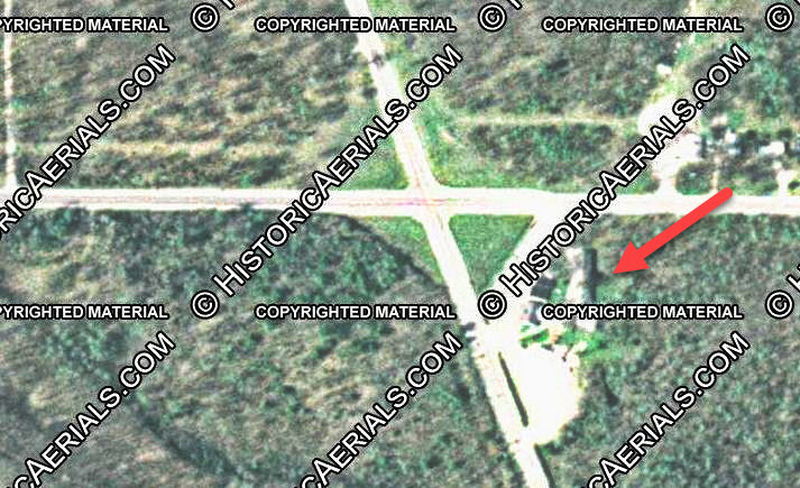 Milts Modern Motel - 1981 Aerial (newer photo)